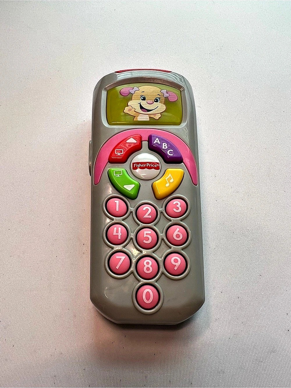 Fisher-Price Laugh & Learn Sis' Remote Learning Toy Gray & Pink